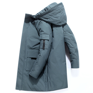 加大码加肥新款羽绒服青少年中长款羽绒服男装外套潮 YR1911P120图片