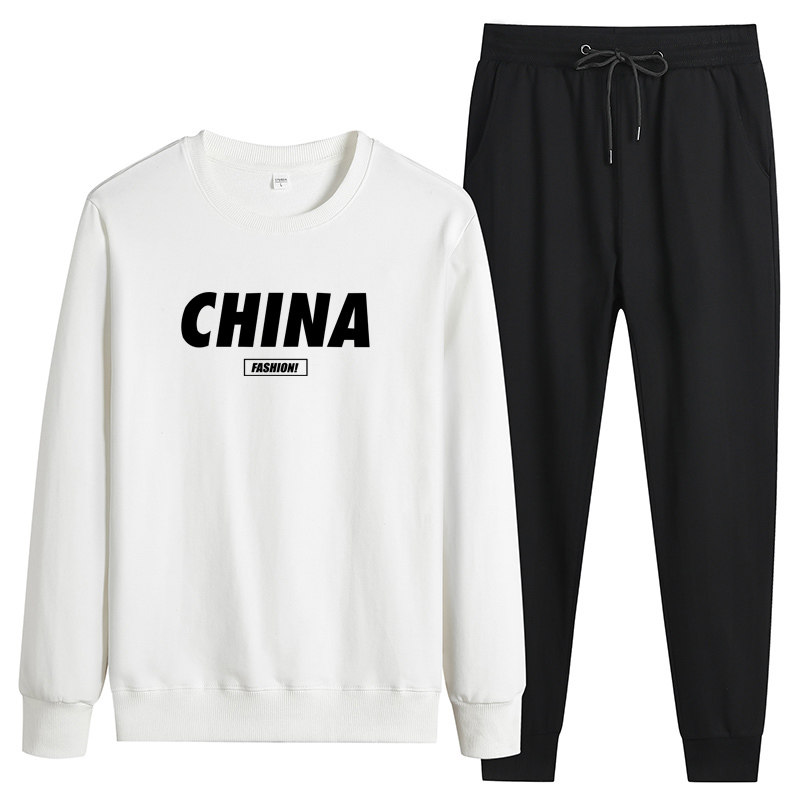 CHINAfashion圆领卫衣套装2021新款运动装中国风 TZ7667-P58图片