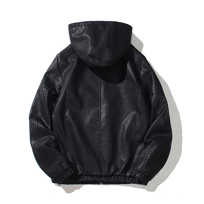 跨境外贸男士外套春秋款皮衣夹克男装PU皮机车服连帽皮衣PY609P68,男装夹克,星座1410（原1902A）