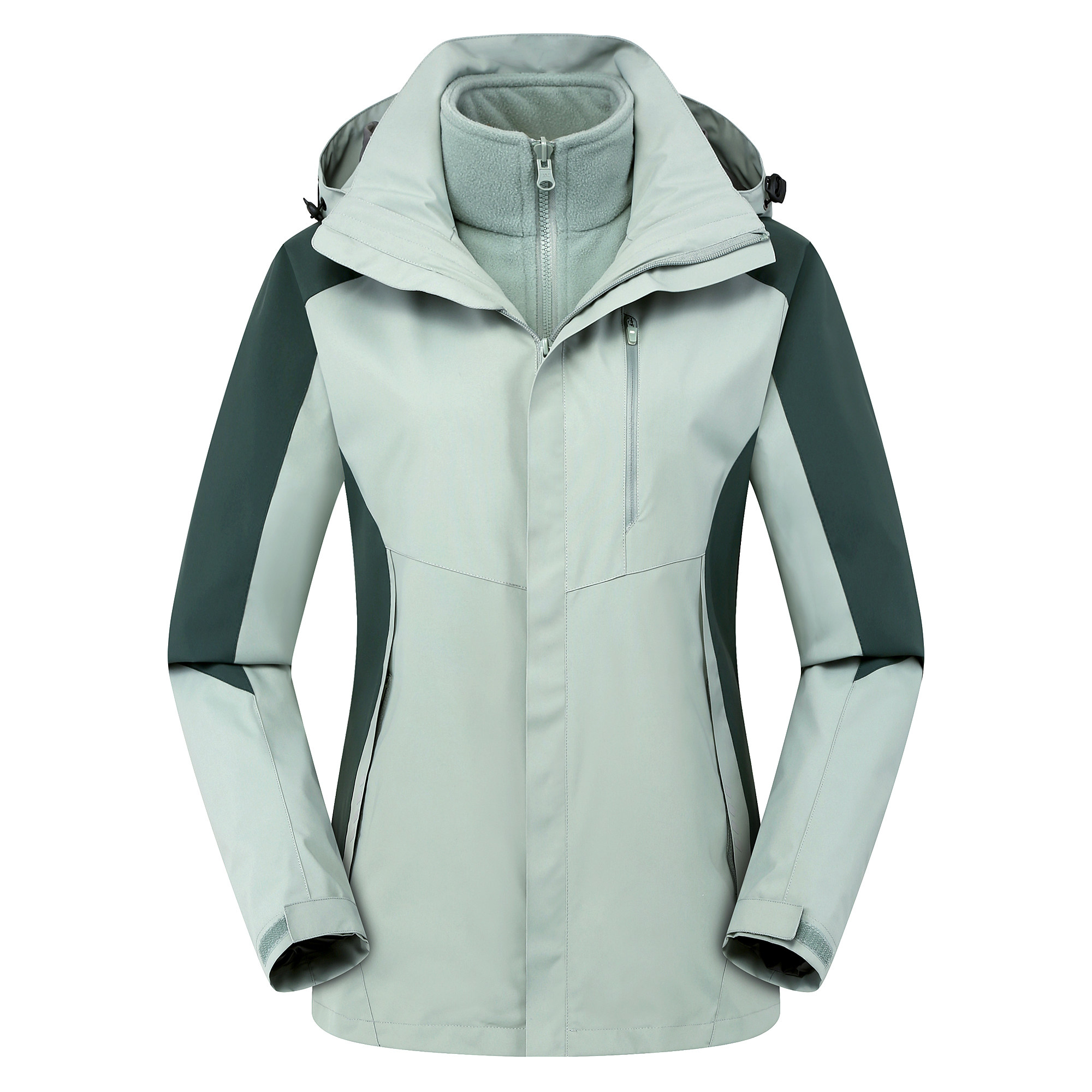冲锋衣潮牌三合一情侣登山服防风防水户外运动休闲外套CF909P130图片
