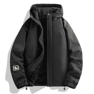 秋冬男女同款面包服棉袄中性情侣户外棉衣连帽羽绒棉服 XH003P95图片