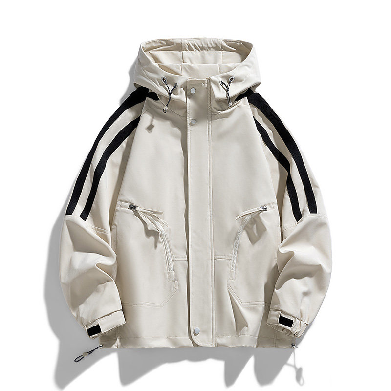 冲锋衣男潮春秋季户外工装夹克男女同款登山服夹克外套JK6811P70,男装夹克,星座1410（原1902A）