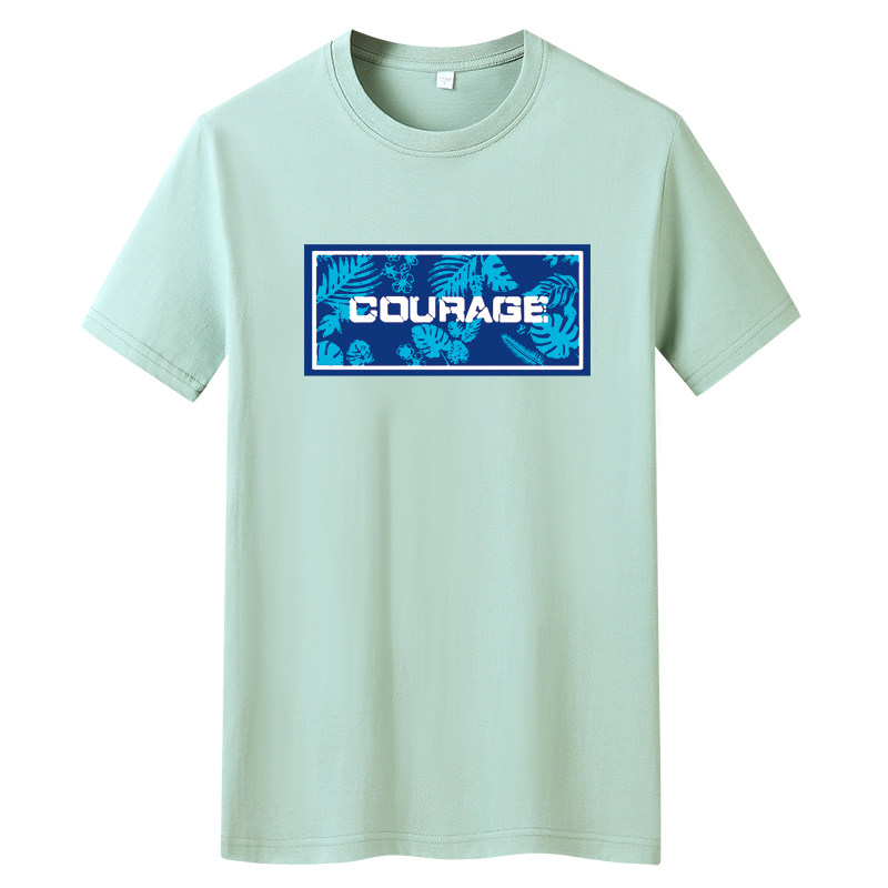 夏季男短袖t恤潮流潮牌宽松纯棉衣服2021新款DT4359-COURAGE-P15,男装T恤,星座1410（原1902A）