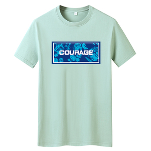 夏季男短袖t恤潮流潮牌宽松纯棉衣服2021新款DT4359-COURAGE-P15图片