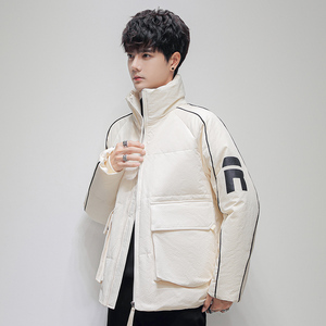 冬季90%绒情侣羽绒服短款加厚oversized宽松潮流外套YR2212P150图片