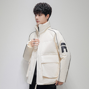 冬季90%绒情侣羽绒服短款加厚oversized宽松潮流外套YR2212P150