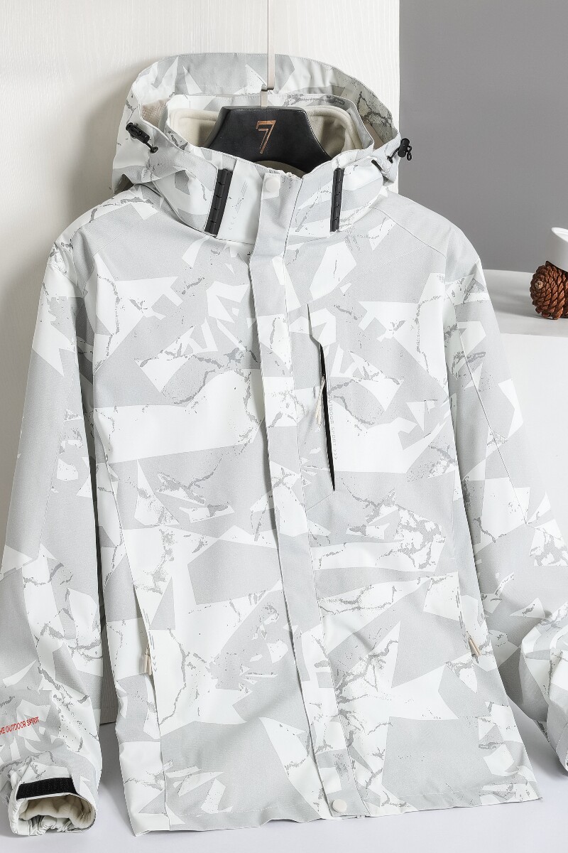 秋冬男女夹克户外三合一情侣冲锋衣拆卸两件套登山服CF9911S-P105,男装夹克,星座1410（原1902A）