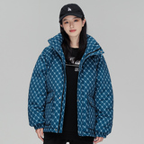 冬季男短款羽绒服潮时尚青年流行男女宽松上衣加厚外套YR027P90，男装羽绒服，星座1410（原1902A）