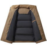 2026新白鸭绒羽绒服男士宽松立领短款上衣潮牌时尚外套YR2309P200，男装羽绒服，星座1410（原1902A）