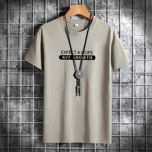 夏季男士短袖t恤潮流宽松纯棉上衣男衣服新款男装DT4828-KY7-P15图片