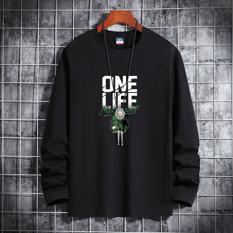 秋新款韩版潮男士纯棉圆领长袖男式码号标CT6943-ONELIFE-P18,男装卫衣,星座1410（原1902A）