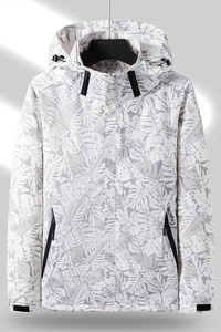 春秋户外运动冲锋衣男女情侣款防水防风滑雪登山服夹克 CF6288P45图片