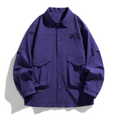 外套CS05 春秋季 P50 潮牌大码 衬衫 户外翻领工装 夹克男简约休闲美式