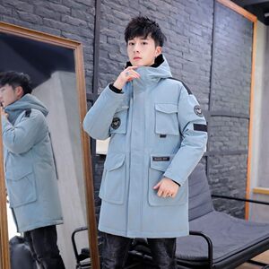 2021冬季新款男女同款羽绒服连帽加厚保暖羽绒服 YR989P140图片
