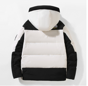 2021羽绒服情侣外套韩版潮流帅气亮面男加厚外套潮牌 YR9850P125图片