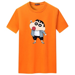 夏季男短袖t恤青春宽松CVC60%棉衣服新款男装DT3290-衬衣小新-P15图片