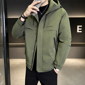 连帽加棉夹克男运动冲锋衣棉衣潮户外山系二棉夹克外套MY1123P110图片