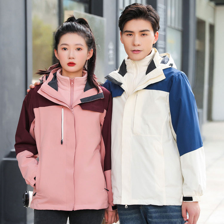 三合一冲锋衣户外摇粒绒内胆男女款保暖潮牌百搭外套CF2188-1P180,男装夹克,星座1410（原1902A）