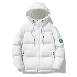 冬季潮羽绒服男女情侣纯色加厚保暖白鸭绒连帽外套YR2581P130，男装羽绒服，星座1410（原1902A）