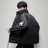 冬季90%绒情侣羽绒服短款加厚oversized宽松潮流外套YR2212P150，男装羽绒服，星座1410（原1902A）