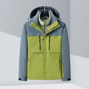 秋冬男女夹克户外三合一情侣冲锋衣可拆卸两件套登山服CF2606P110图片