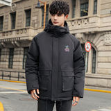 新款羽绒服男士工装连帽冬季羽绒外套潮流男YR9875P160，男装羽绒服，星座1902A（原星座1216）