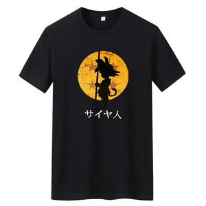 夏季男士短袖t恤潮流潮牌宽松纯棉衣服2024新DT4203-七龙珠-P15图片
