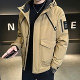 新款时尚百搭二棉男士外套连帽潮流痞帅男装户外棉衣MY1119P105，男装棉衣，星座1410（原1902A）