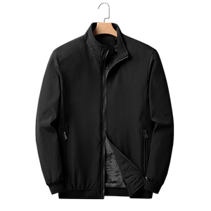 秋冬季大码夹克中老年人运动风衣户外商务休闲棒球服男 JK1236P50图片