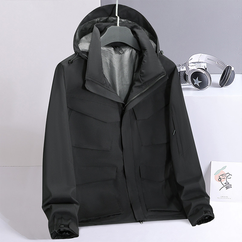 春秋户外运动冲锋衣男女情侣款防水防风滑雪登山服夹克JK8252P110,男装夹克,星座1410（原1902A）