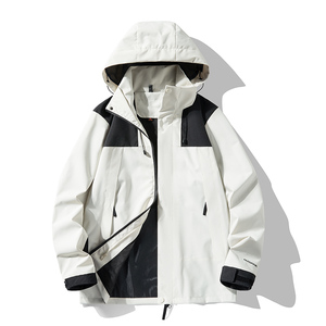 春秋季男女同款冲锋衣户外情侣登山服防水防风夹克外套 JK2366P45图片