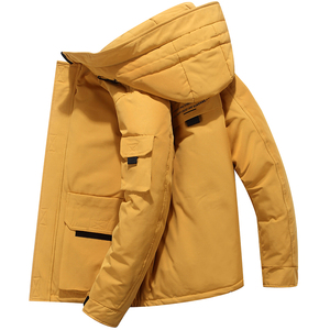 羽绒服50%绒短款冬季新款潮流工装连帽保暖鸭绒外套YR057P70
