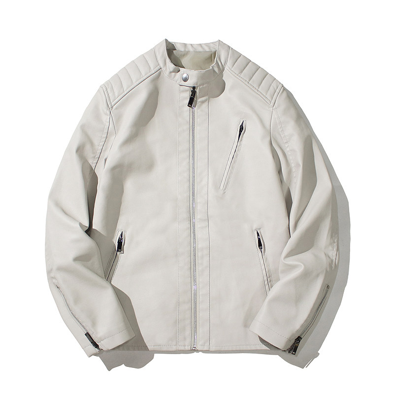 跨境外贸男士外套春秋款皮衣夹克男装PU皮机车服外套皮衣PY601P76,男装夹克,星座1410（原1902A）