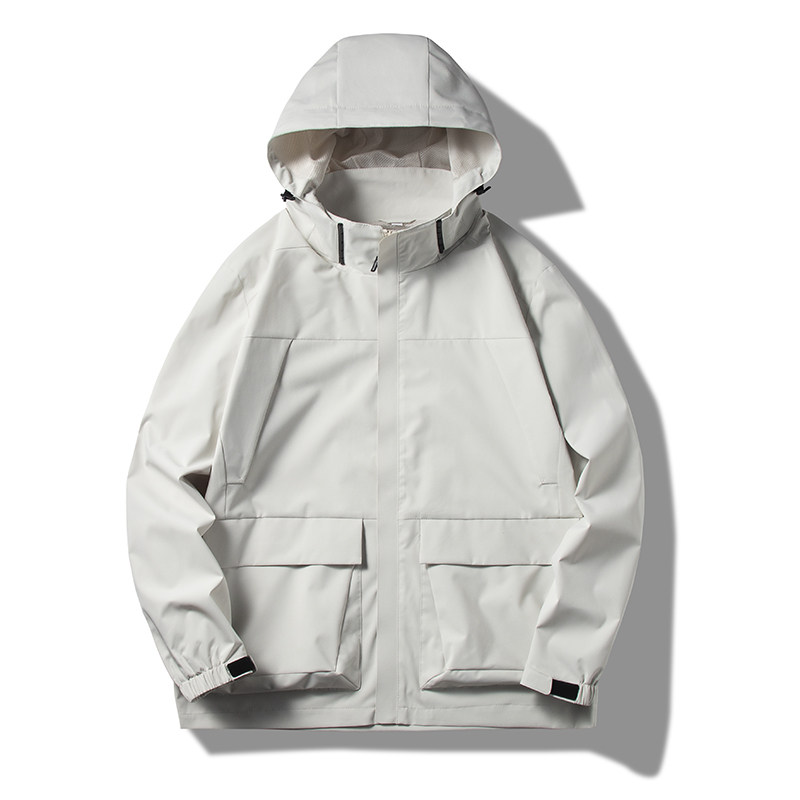 单层冲锋衣多口袋薄款外套进藏潮牌防风防水登山服夹克CF23686P60图片