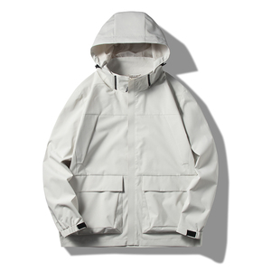 单层冲锋衣多口袋薄款外套进藏潮牌防风防水登山服夹克CF23686P60图片