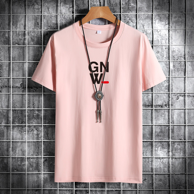 夏季男士短袖t恤潮流宽松潮牌纯棉衣服2021新款T恤DT4748-GNW,男装T恤,星座1410（原1902A）