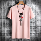 夏季男士短袖t恤潮流宽松潮牌纯棉衣服2021新款T恤DT4748-GNW，男装T恤，星座1410（原1902A）