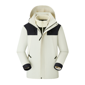 秋冬男女款夹克户外三合一冲锋衣可拆卸两件套登山服 CF23688P95图片