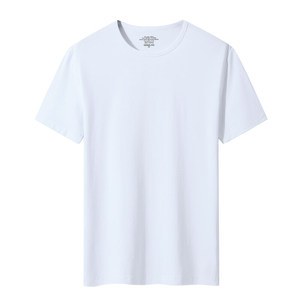 夏季男士短袖t恤2023新冰瓷棉体恤男装半袖加大T恤 DT5001纯色P16