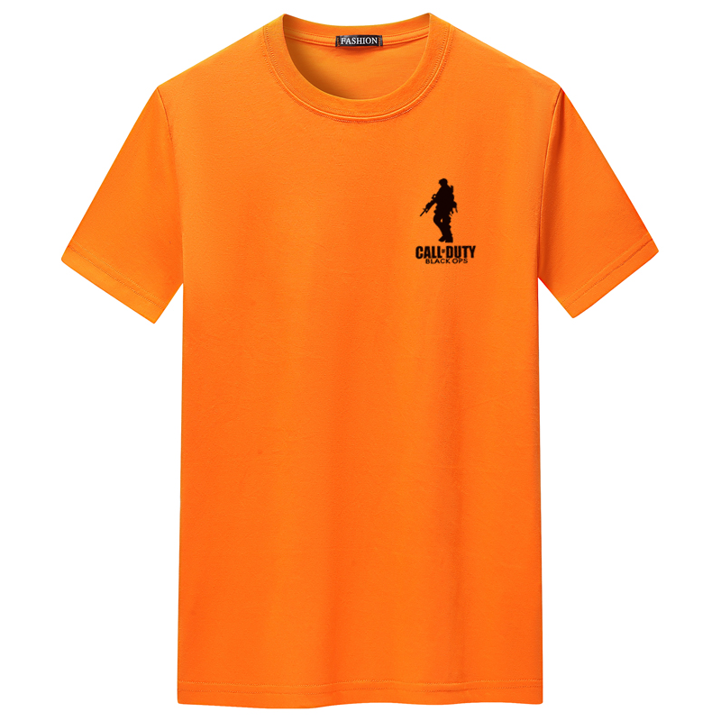 夏季短袖t恤潮流宽松CVC60%棉衣服新款男装DT3865-小兵-P15图片