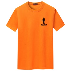 夏季短袖t恤潮流宽松CVC60%棉衣服新款男装DT3865-小兵-P15图片