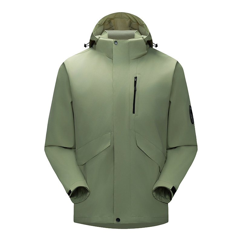 春秋户外运动冲锋衣男女情侣款防水防风衣登山服夹克外套JK118P35图片
