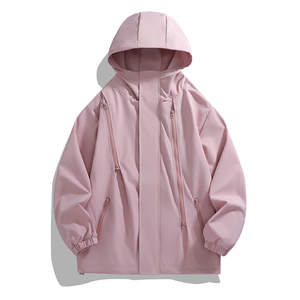 春秋户外运动冲锋衣男女情侣防水防风衣登山夹克外套 JK8008-1P40图片