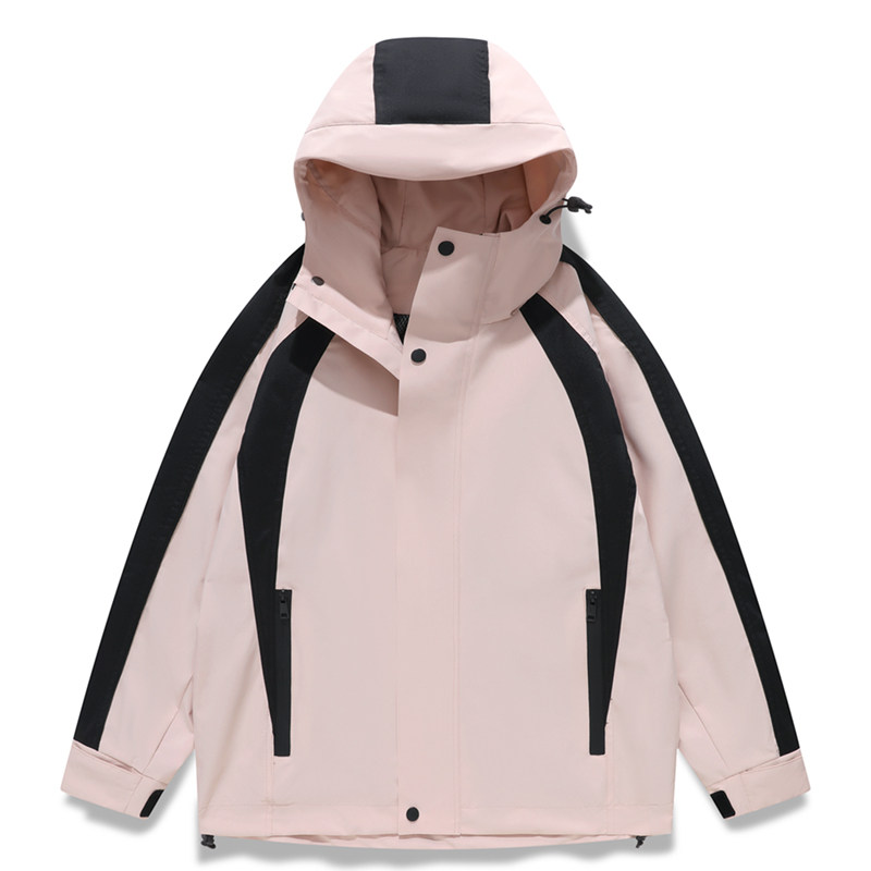 春秋户外运动冲锋衣男女情侣款防水防风滑雪登山服夹克JK8859P65,男装夹克,星座1410（原1902A）