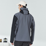 秋冬新款男装黑灰拼色外套防风防水户外运动冲锋衣CF01-P140，男装夹克，星座1410（原1902A）