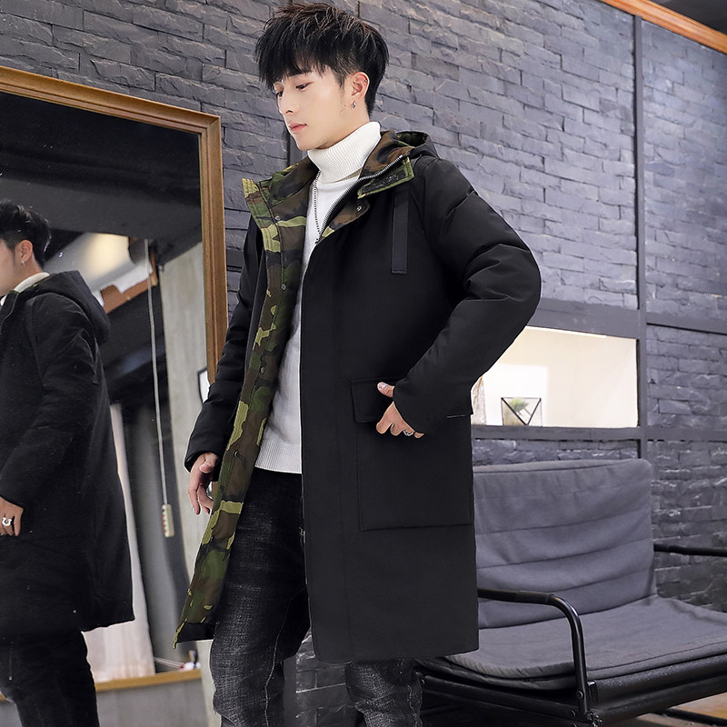 新款男士中长款羽绒服冬装外套男式加厚羽绒服户外防寒YR988-P160,男装羽绒服,星座1410（原1902A）