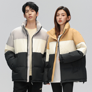 羽绒服90%绒冬季新款百搭撞色拼接流行情侣装外套YR2330P190图片