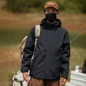 秋冬男女夹克户外三合一情侣冲锋衣可拆卸两件套登山服CF2308P100图片