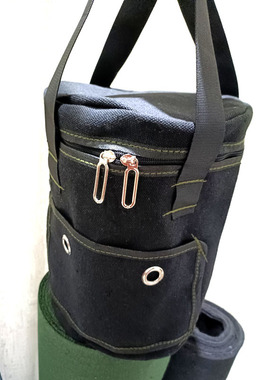 大容量大号工具包军绿色电工空调安装维修技工帆布加厚多功能木工