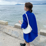 zb263现货款号2209—P120控168克莱因蓝西装外套，女装西装，浙宝169A(原263)